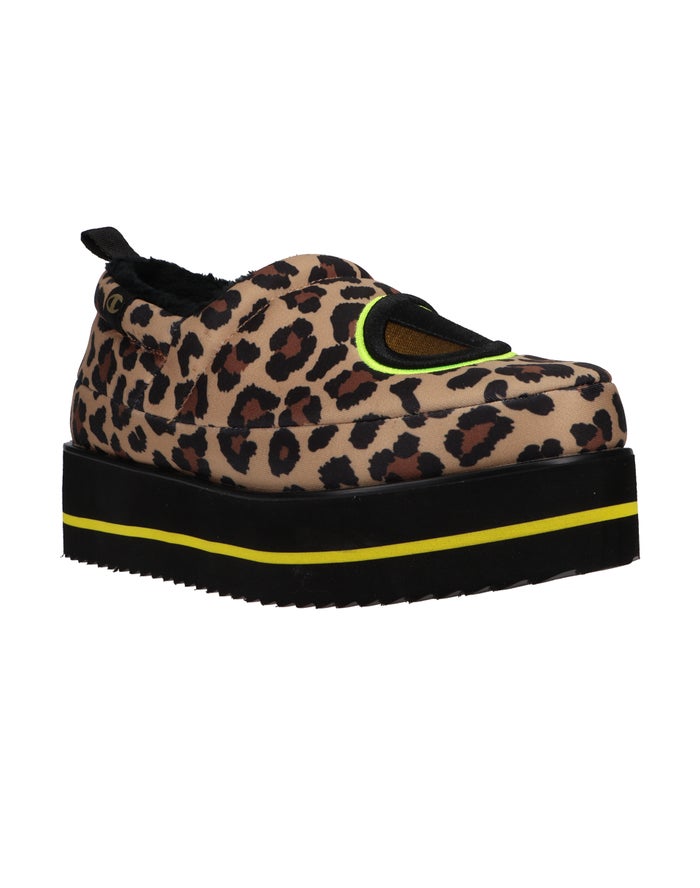 Pantuflas Champion Mujer - Hot Stuff Platform ( Negras/Amarillo ) 8506742-CU